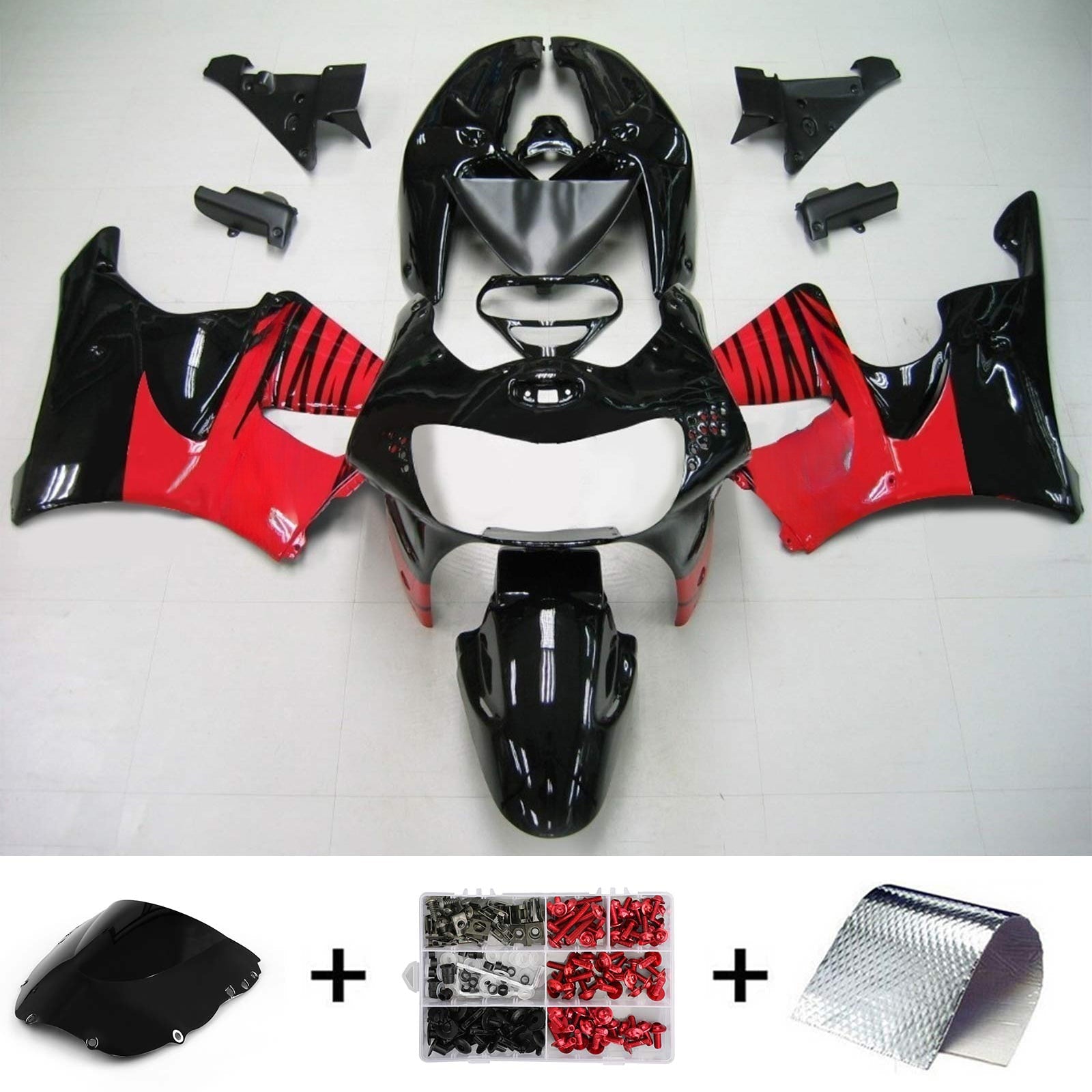 Amotopart Honda CBR900RR 919 1998-1999 Kit de carénage