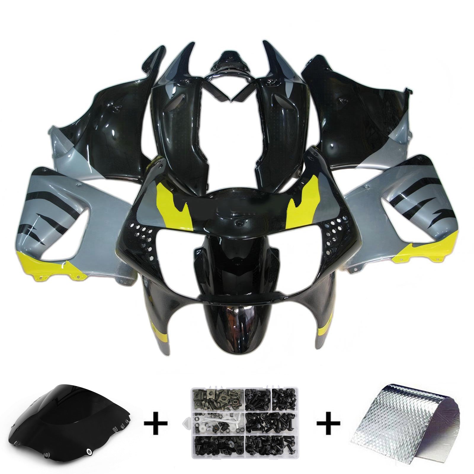 1998-1999 Honda CBR900RR 919 Kit de carénage d'injection carrosserie plastique ABS