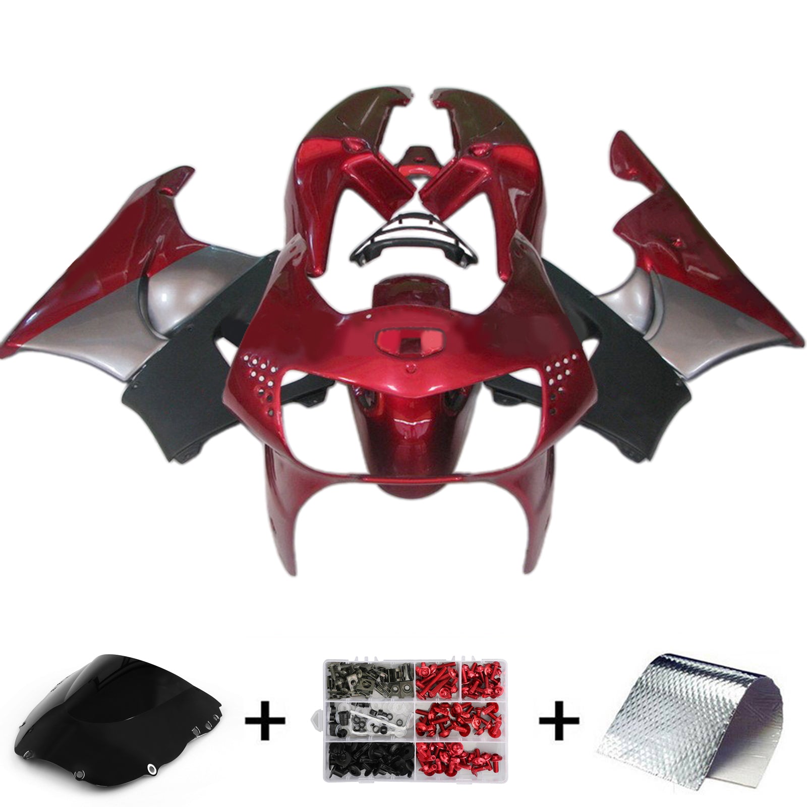 1998-1999 Honda CBR900RR 919 Kit de carénage d'injection carrosserie plastique ABS