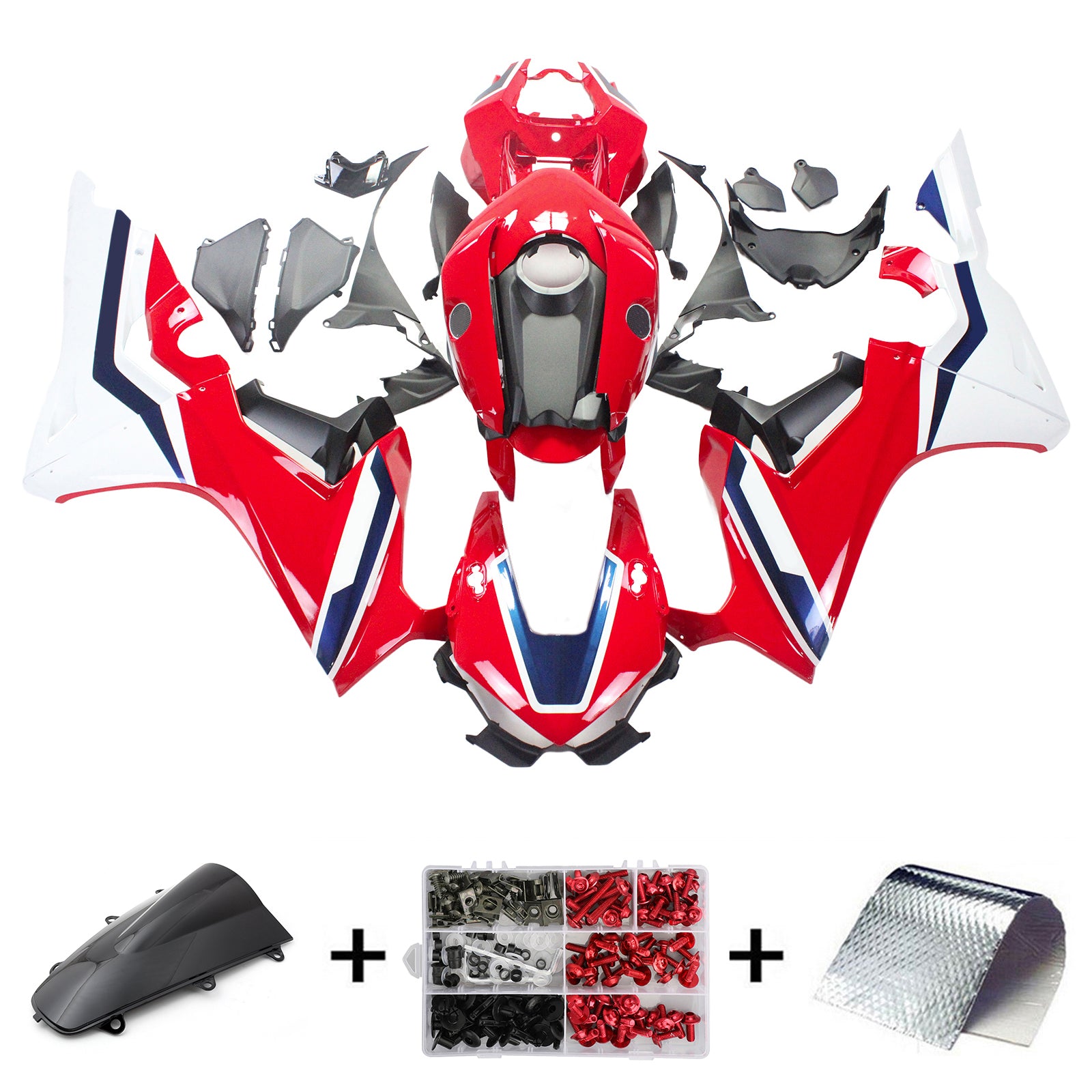 Amotopart Honda CBR1000RR 2017-2025 ABS kunststof carrosseriekuipset