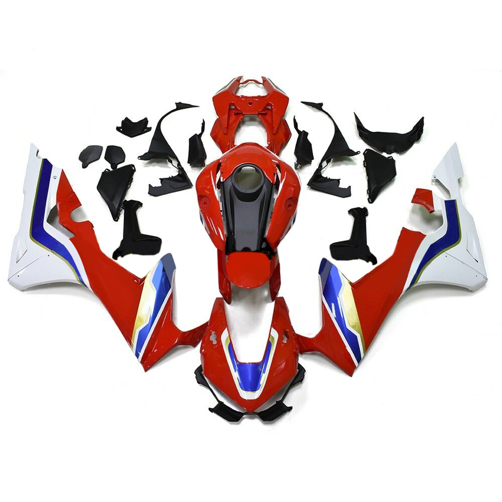 Amotopart Honda CBR1000RR 2017-2025 Kit de carenado de carrocería de plástico ABS