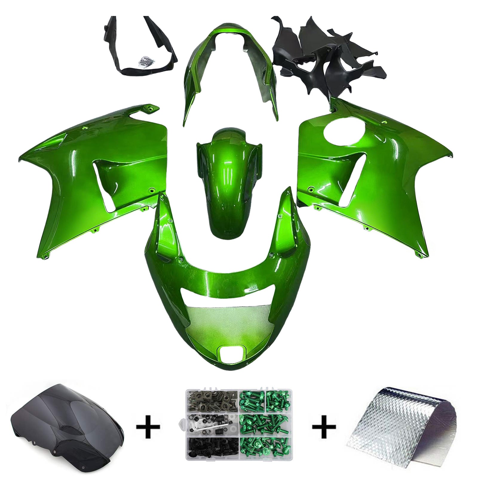 Kit de carénage Amotopart Honda CBR1100XX SuperBlackBird 1996-2007