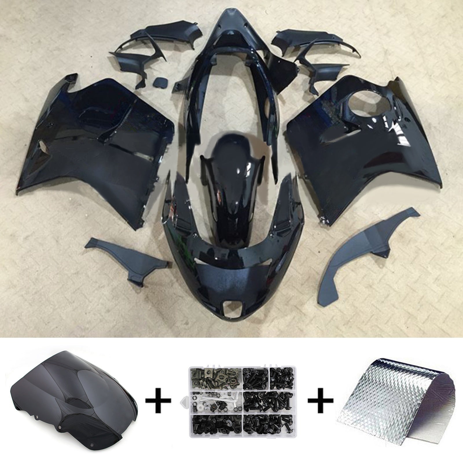 Kit di carenatura per iniezione ABS per Honda CBR1100XX Superblackbird 1996-2007