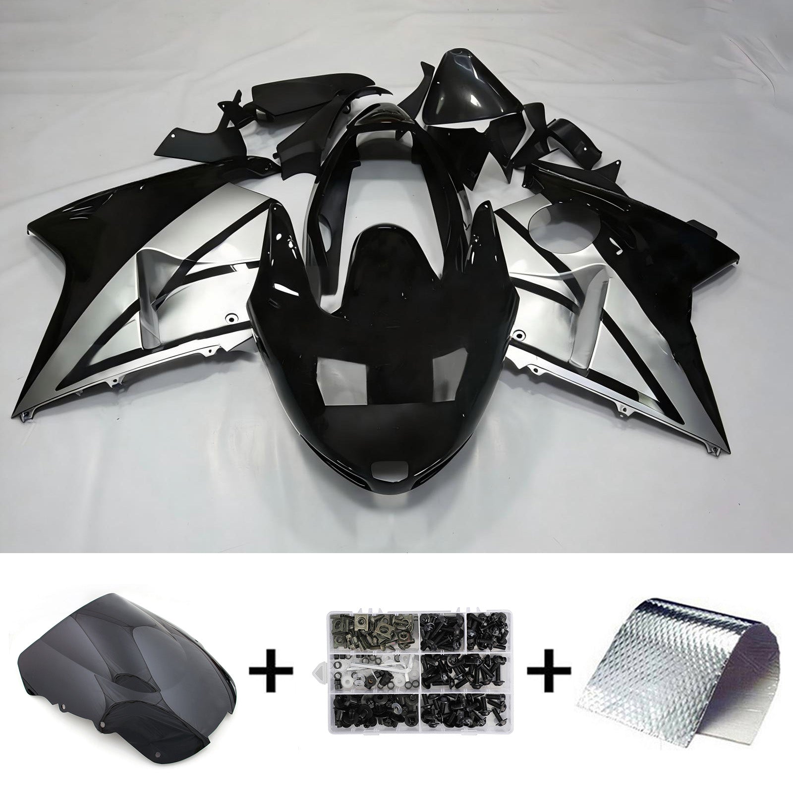 Injection Fairing Kit Bodywork ABS For Honda CBR1100XX SuperBlackBird 1996-2007