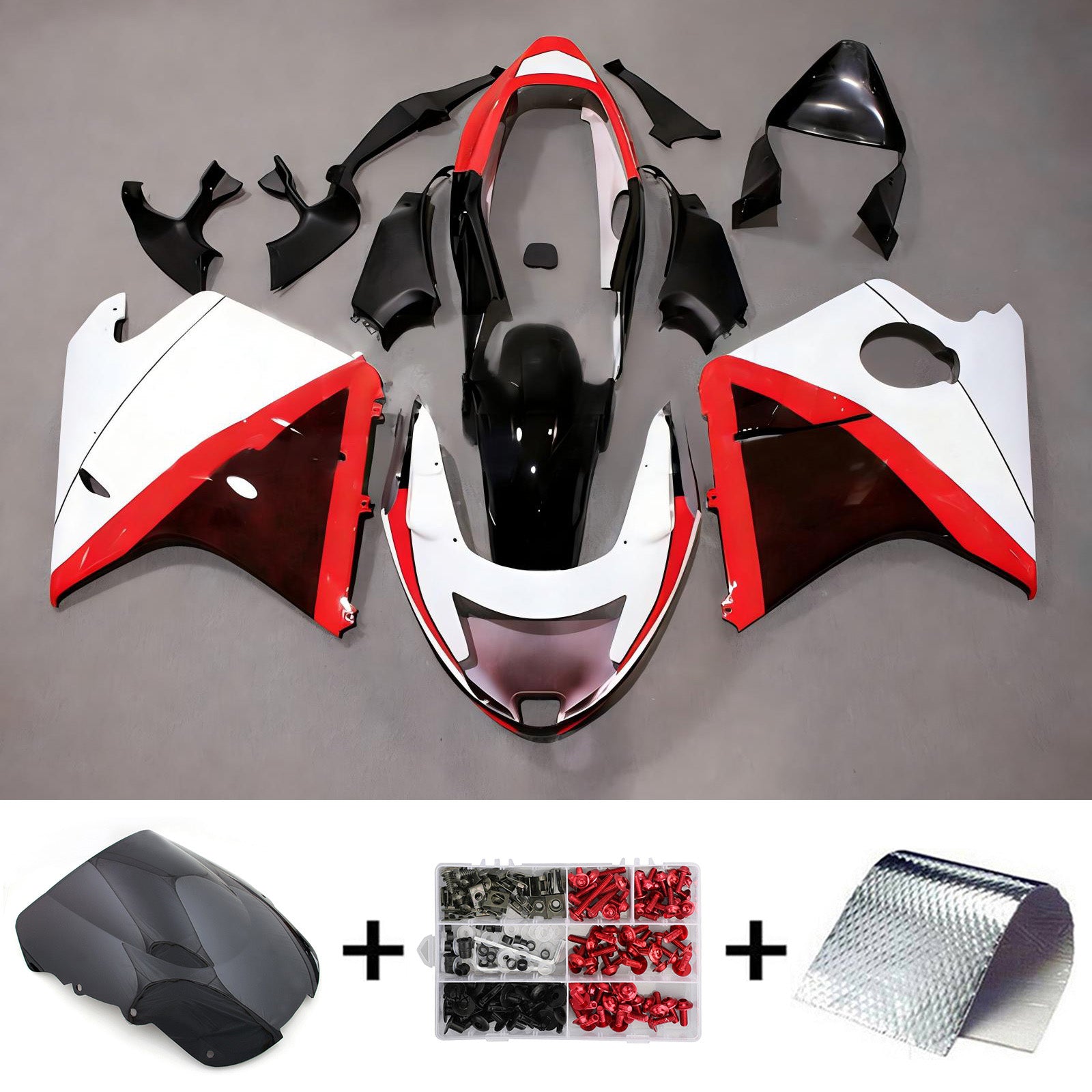 Injection Fairing Kit Bodywork ABS For Honda CBR1100XX SuperBlackBird 1996-2007