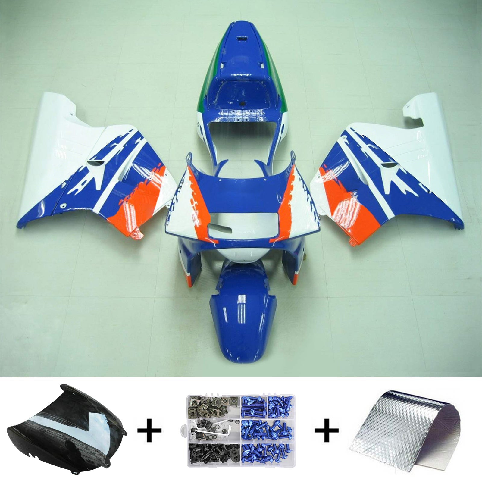Kit de carénage Amotopart Honda NSR250 PGM-3 1990-1993