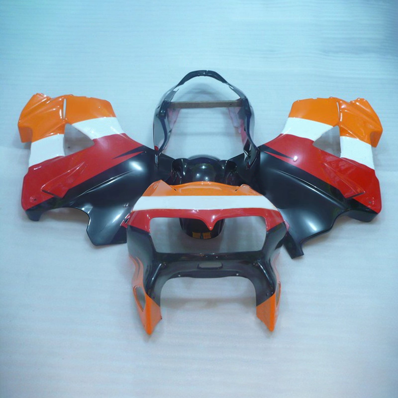 Amotopart Honda VFR800 1998-2001 ABS kunststof carrosseriekuipset