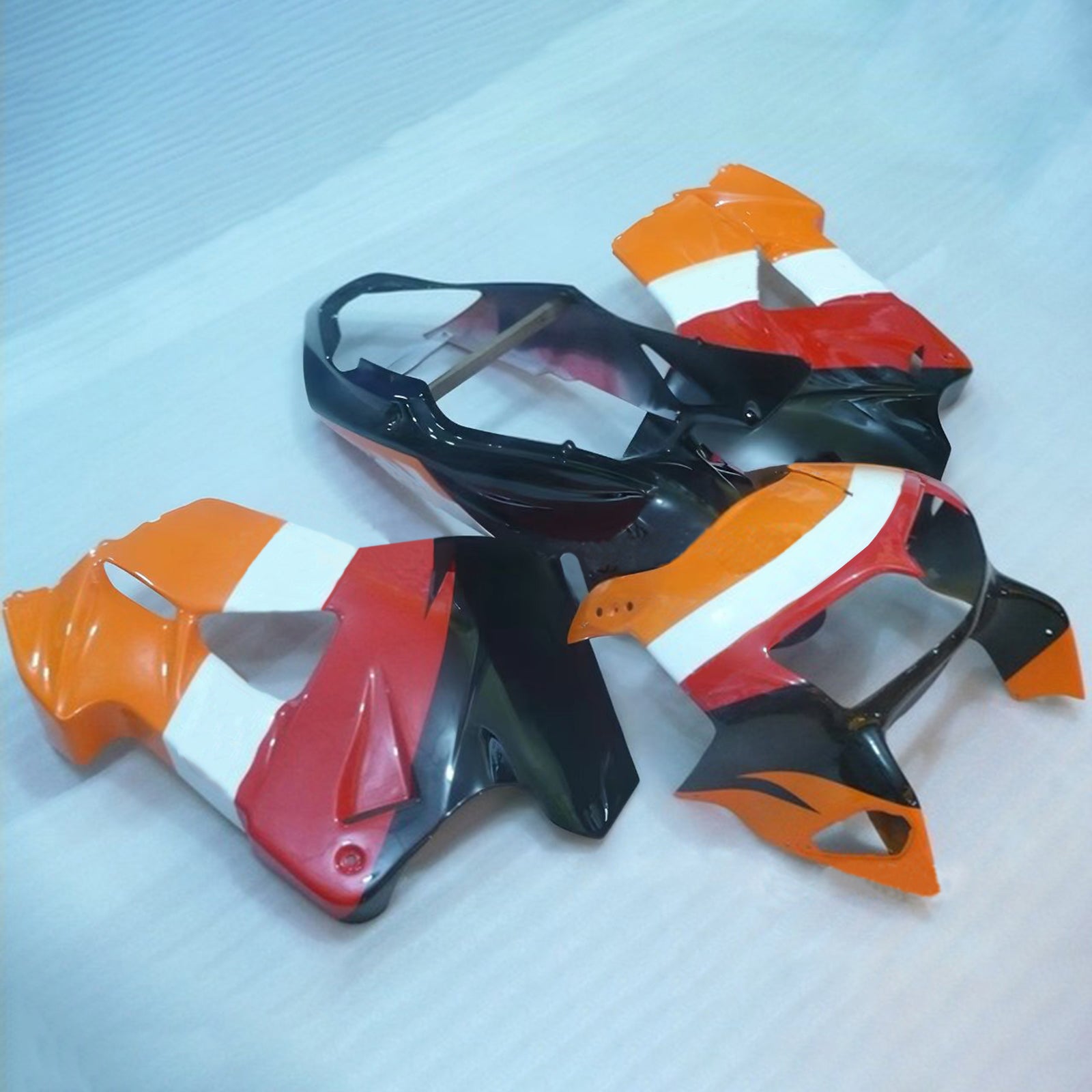 Amotopart Honda VFR800 1998-2001 Kit Carénage Carrosserie Plastique ABS