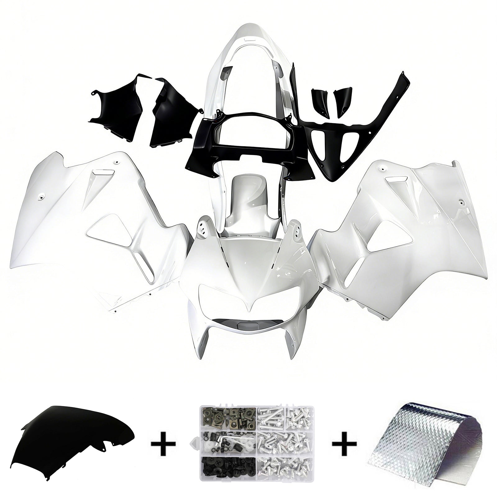 Injectiekuipset Honda VFR800 1998-2001 ABS kunststof carrosserie