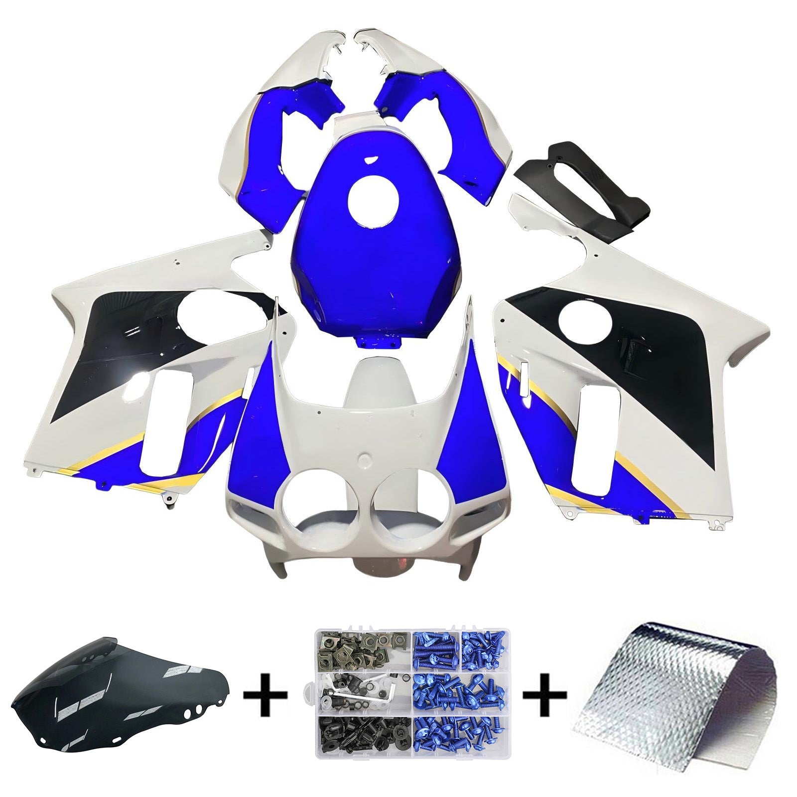 Kit de carénage d'injection Honda CBR250RR MC19 1988-1989