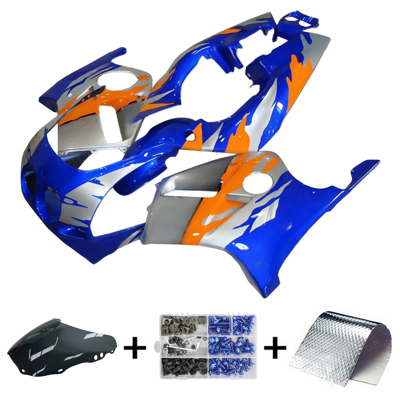 Kit de carenado de inyección Honda CBR250RR MC19 1988-1989