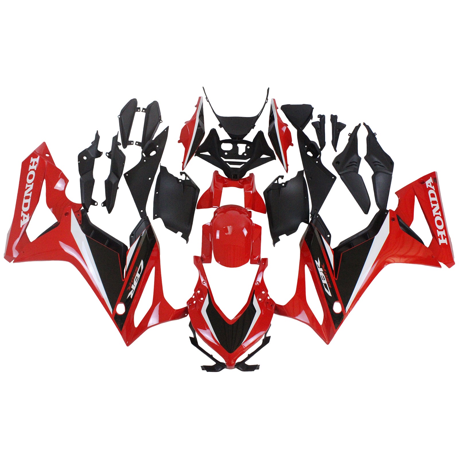 Amotopart Honda CBR650R 2019-2020 Kit Square Plastic Bodest