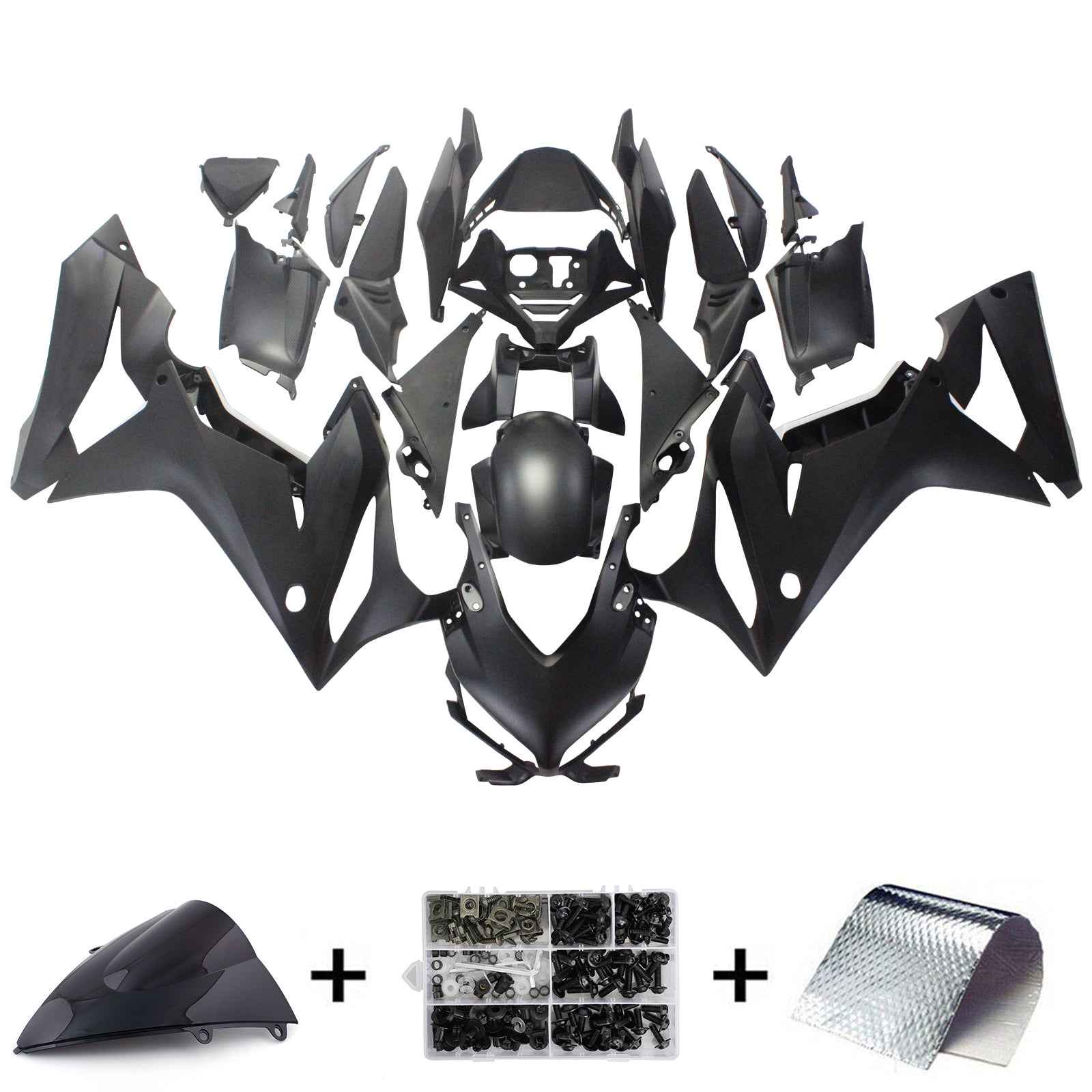 Amotopart Honda CBR650R 2021-2022 Kit Carénage Carrosserie Plastique ABS