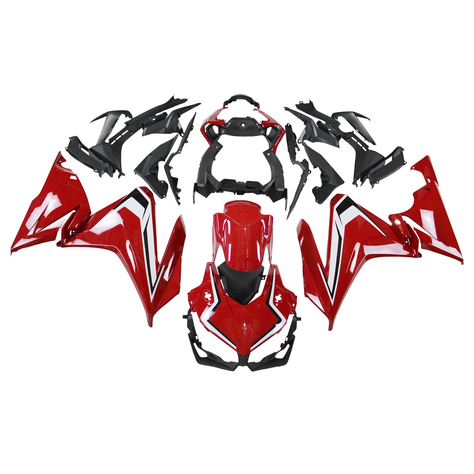 Amotopart Honda CBR500R 2019-2021 Kit Carrosserie Plastic ABS
