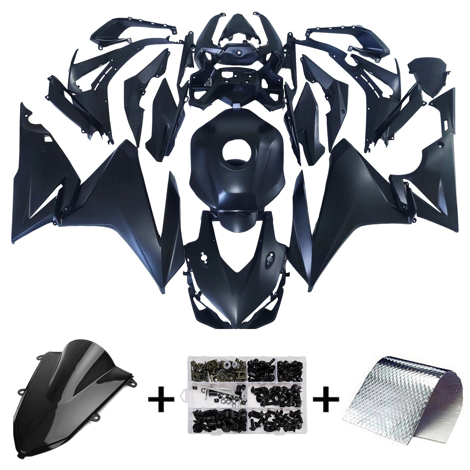 Amotopart Honda CBR500R 2019-2021 Kit Carénage Carrosserie Plastique ABS