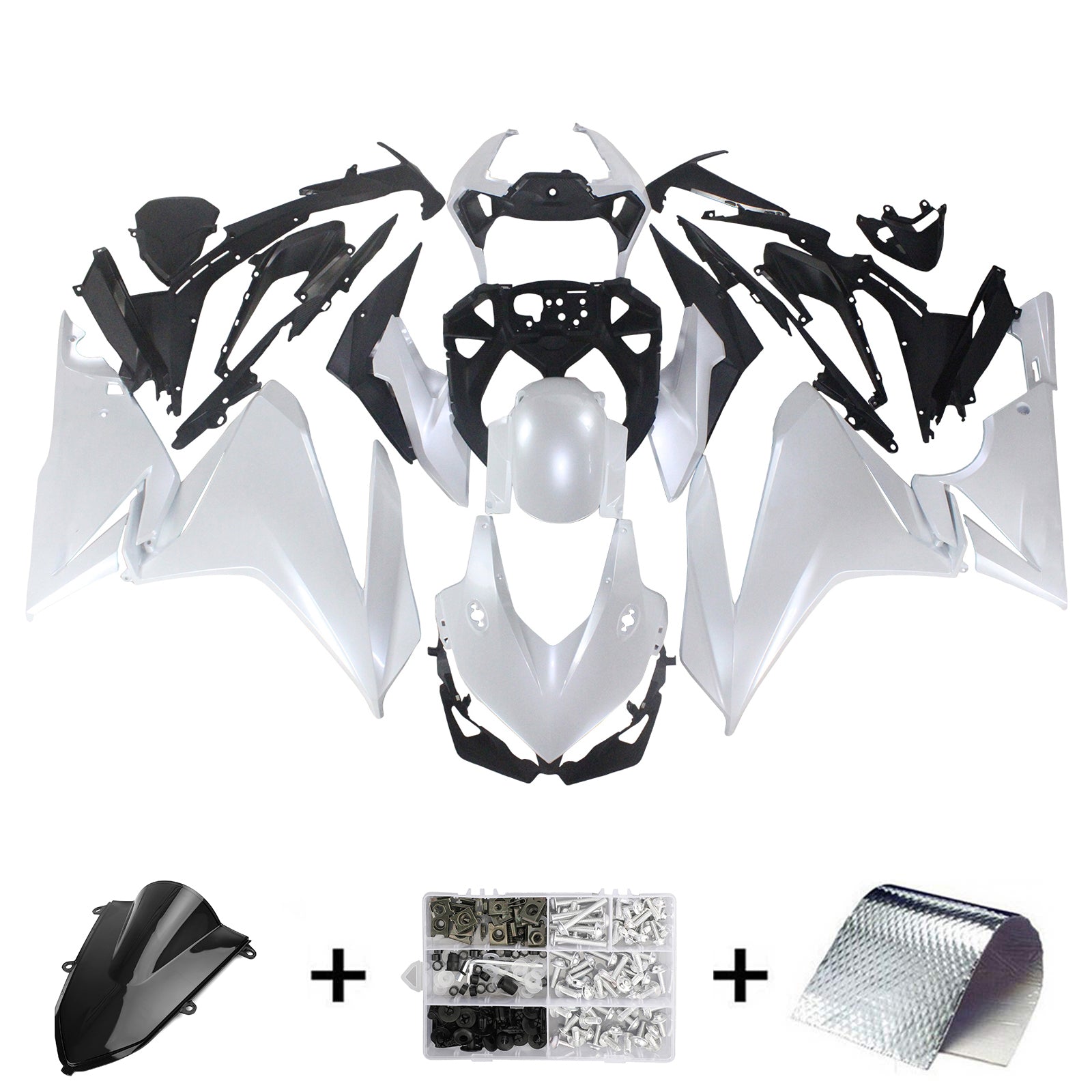 Amotopart Honda CBR500R 2022-2023 Kit Carénage Carrosserie Plastique ABS