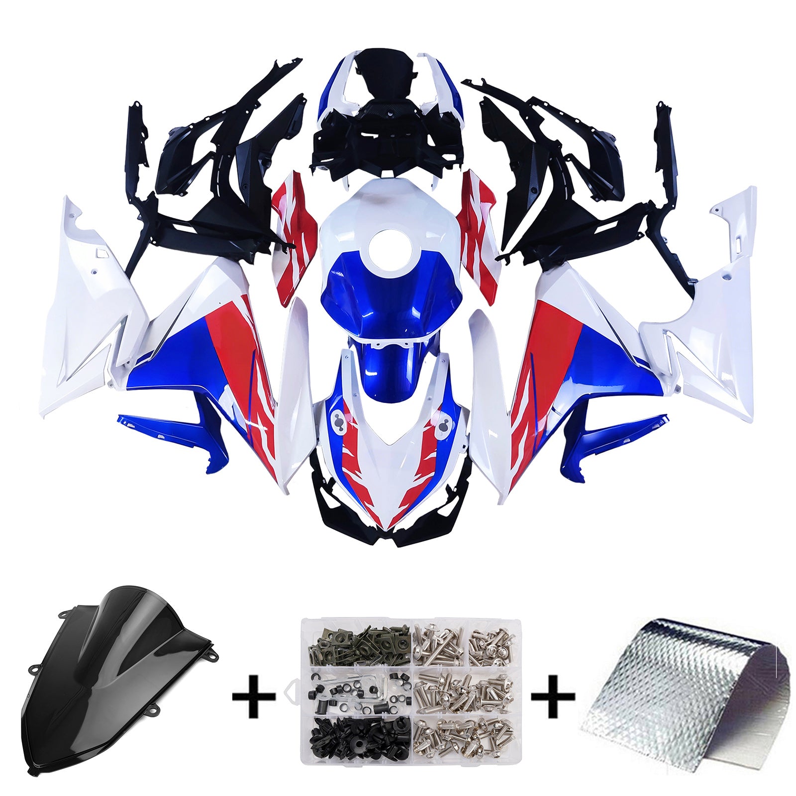 Amotopart Kit Carenado Carrocería Plástico ABS Honda CBR400R 2022