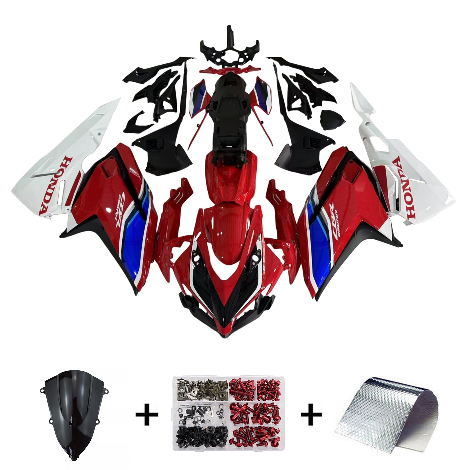 Kit de carénage d'injection Honda CBR250RR 2017-2022 Carrosserie Plastique ABS