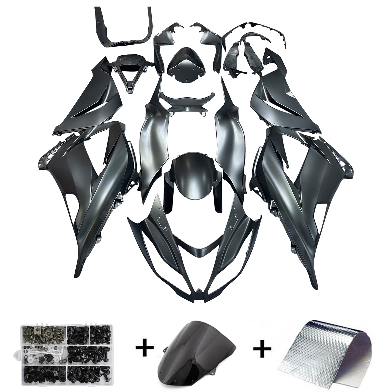 Zestaw owiewki wtrysku, plastikowy korpus ABS dla Kawasaki ZX6R 2013-2018