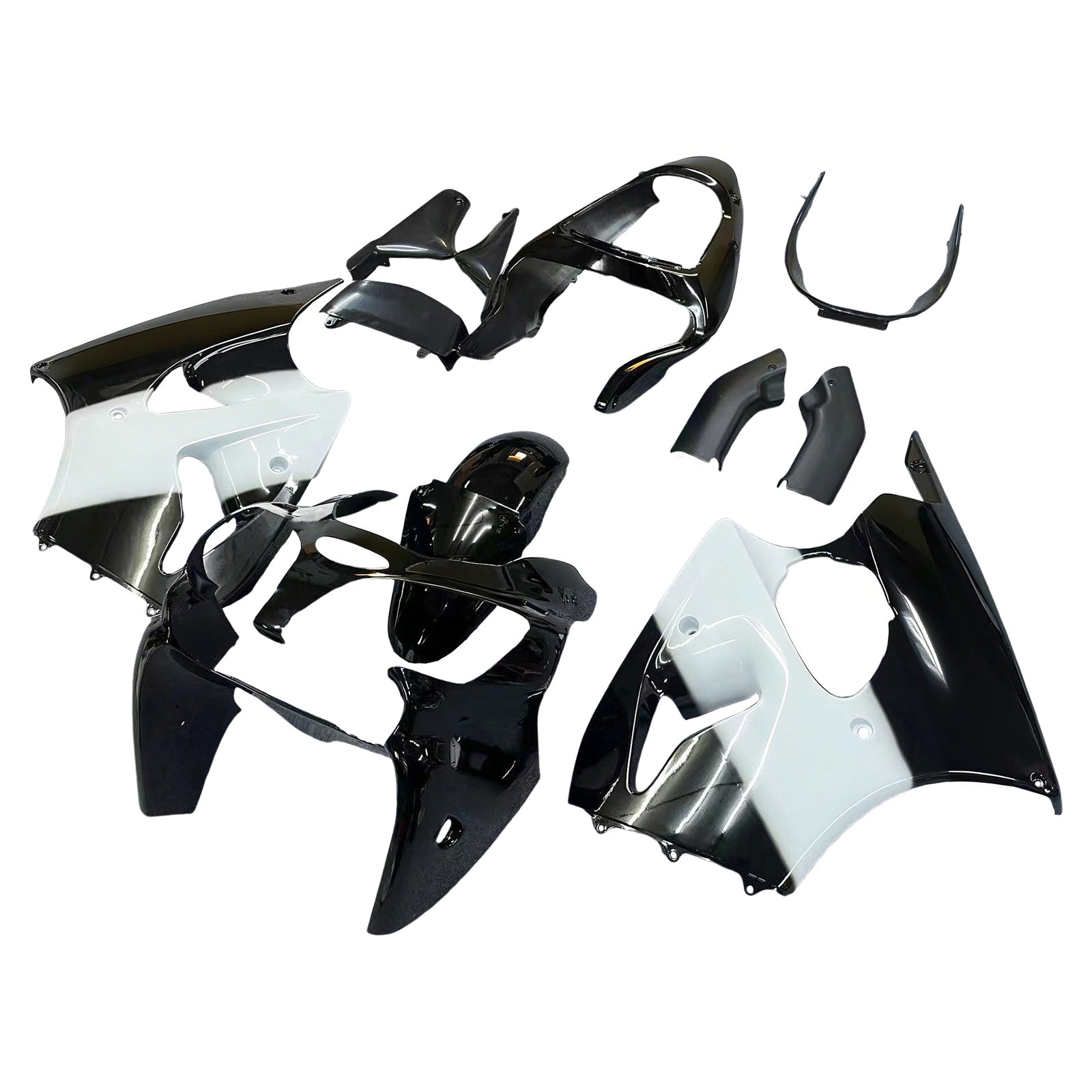 Kit de carénage Amotopart pour Kawasaki ZX6R 636 2000-2002 ZZR600 2005-2008