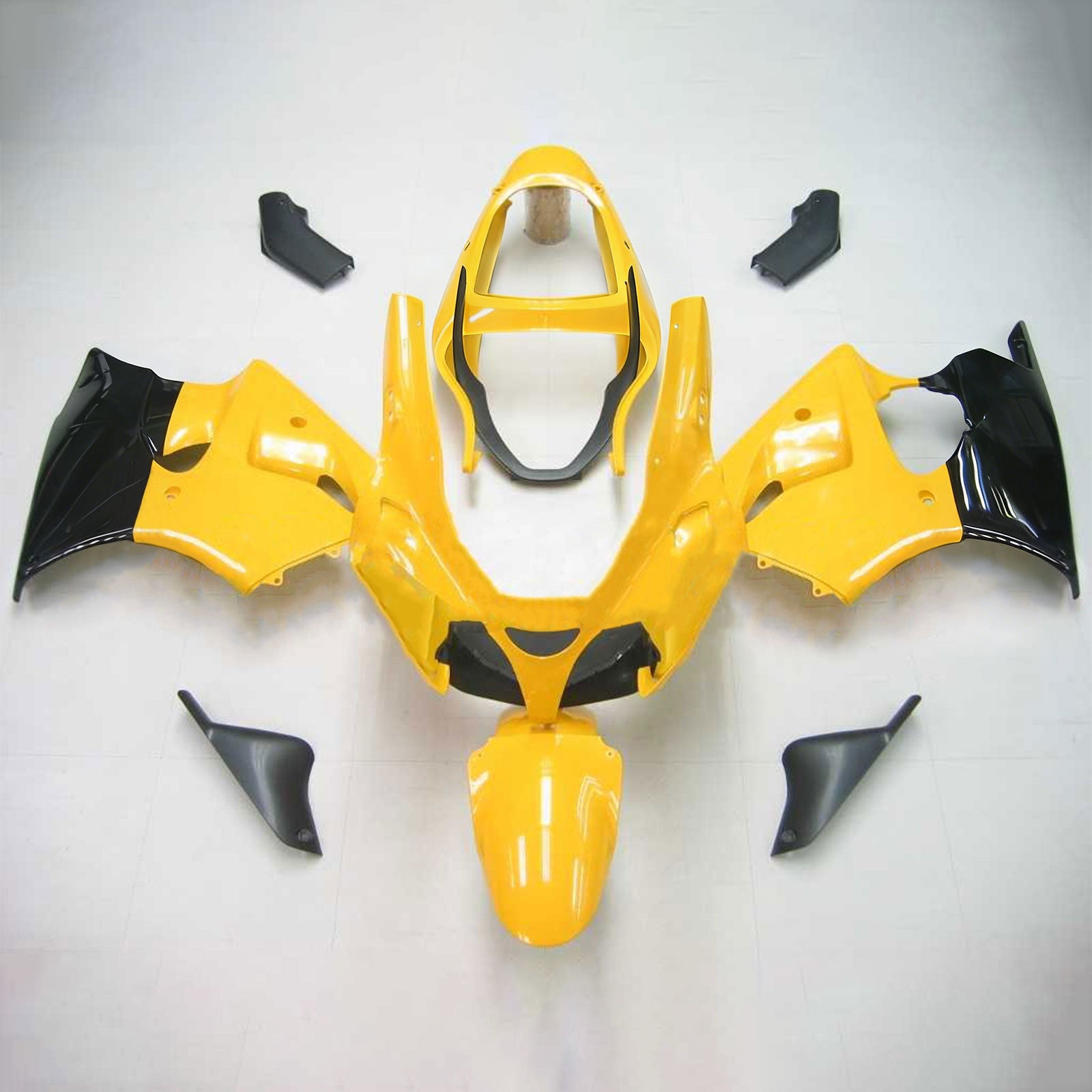 Kit de carénage Amotopart pour Kawasaki ZX6R 636 2000-2002 ZZR600 2005-2008