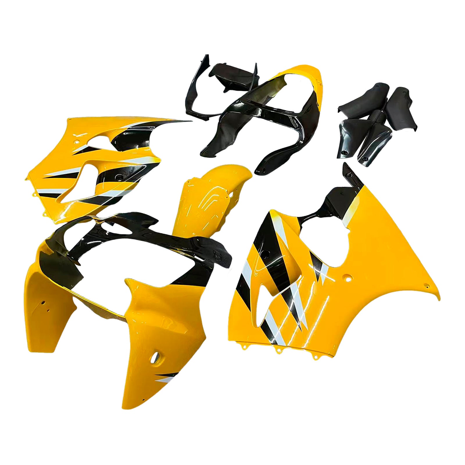 Kit de carénage Amotopart pour Kawasaki ZX6R 636 2000-2002 ZZR600 2005-2008