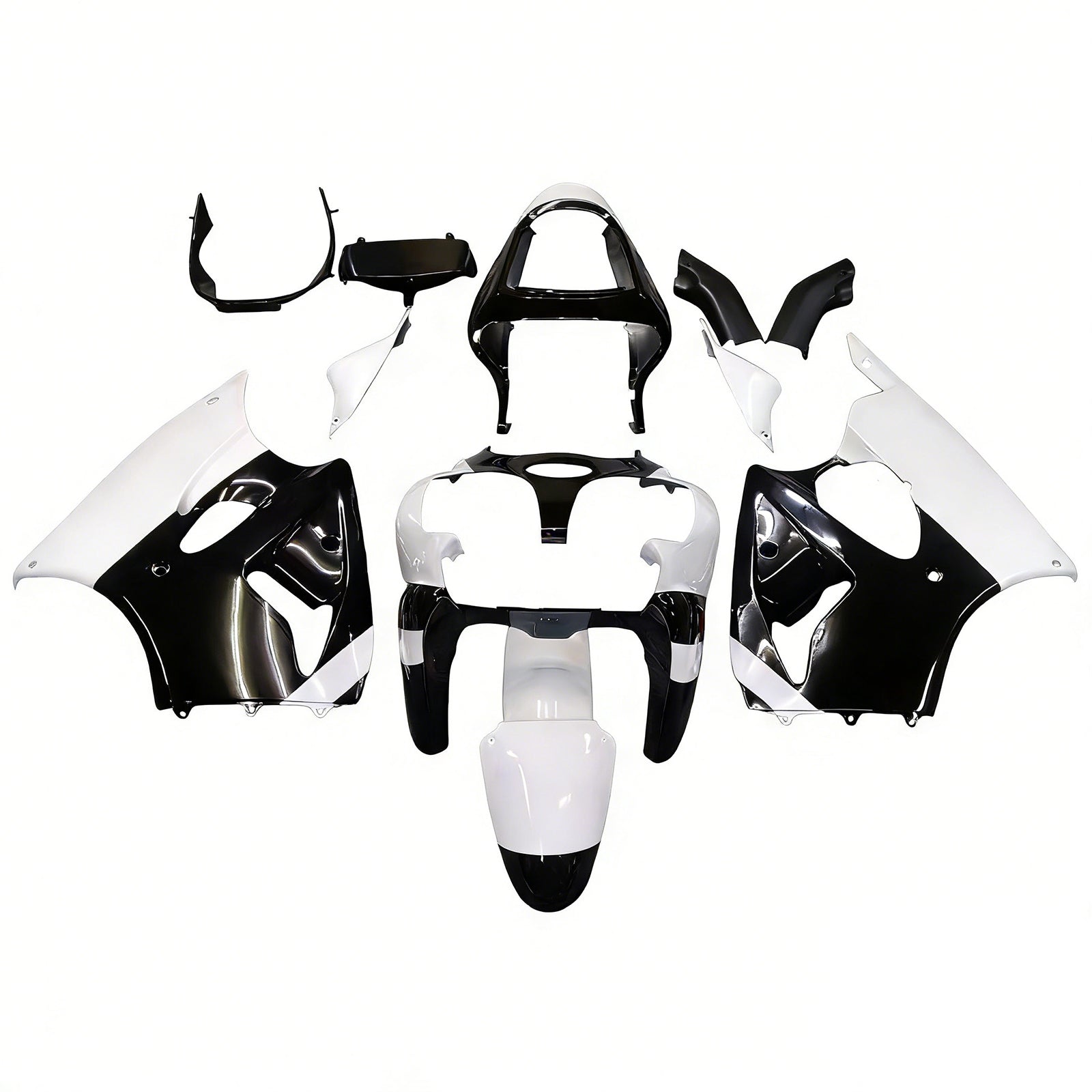 Kit de carénage Amotopart pour Kawasaki ZX6R 636 2000-2002 ZZR600 2005-2008