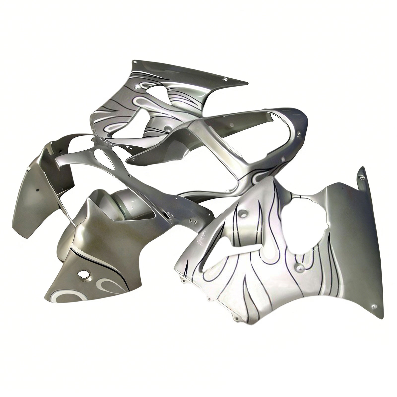 2000-2002 Kawasaki ZX6R 636 2005-2008 ZZR600 Kit de carenado de inyección de carrocería