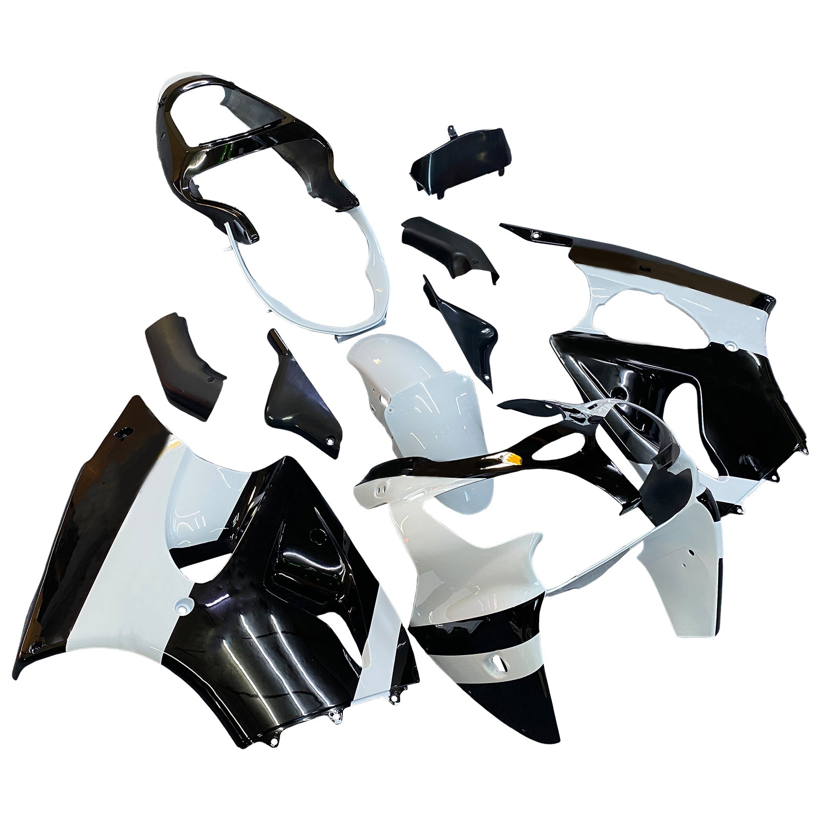 2000-2002 Kawasaki ZX6R 636 2005-2008 ZZR600 Kit de carénage d'injection carrosserie