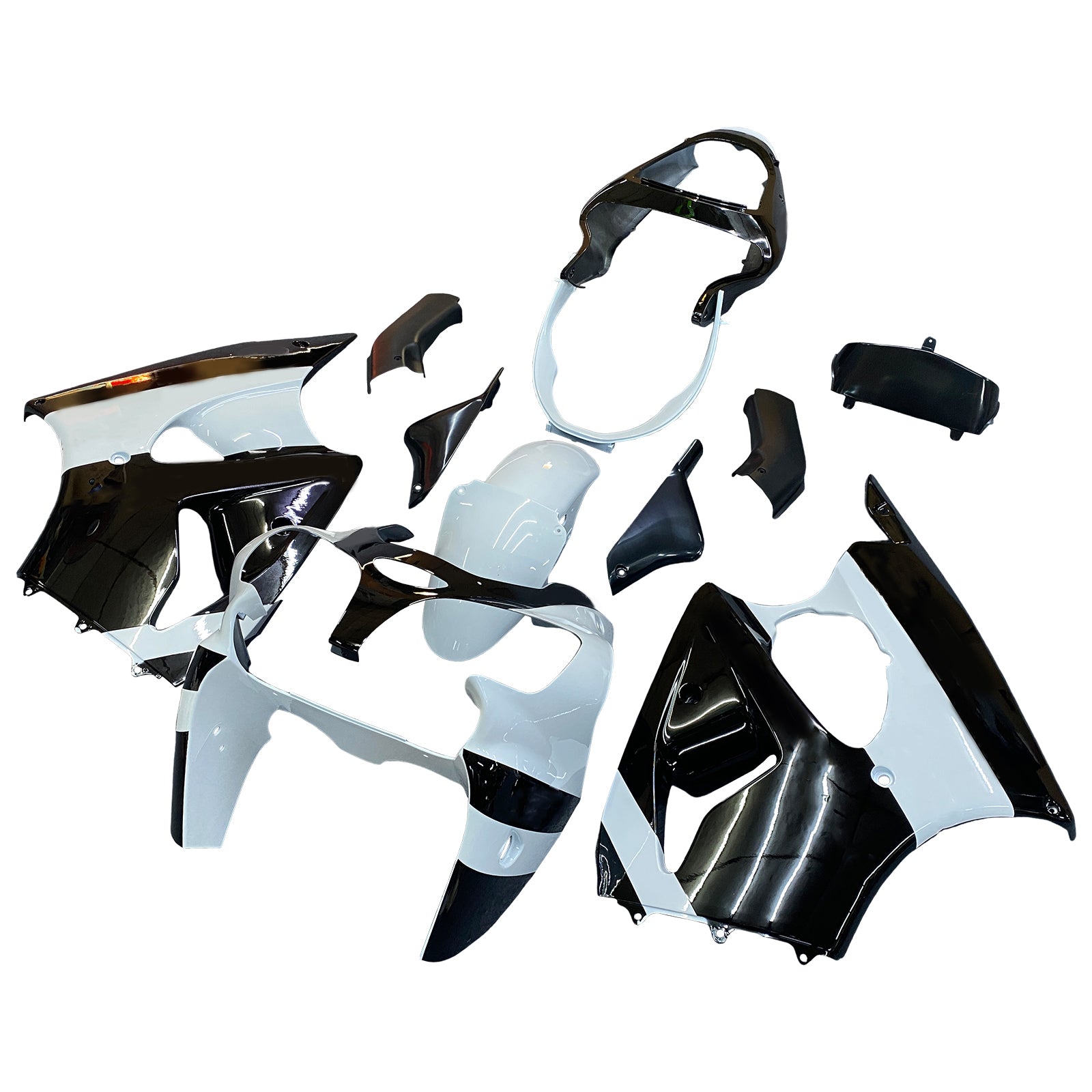 2000-2002 Kawasaki ZX6R 636 2005-2008 ZZR600 Kit de carénage d'injection carrosserie