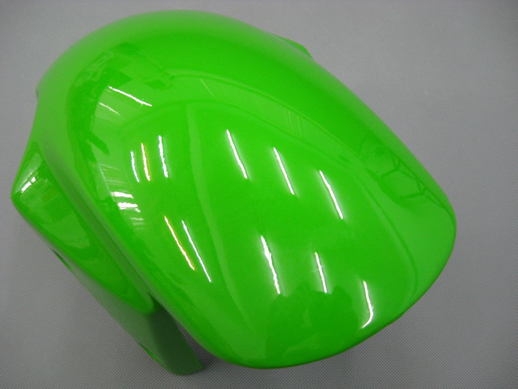 Carénages Amotopart 2003-2004 Kawasaki ZX6R 636 Vert Noir No.56 ELF Générique