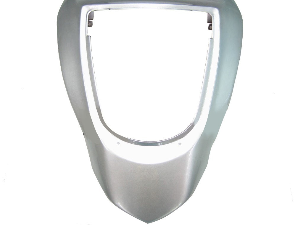 Carénages Amotopart 2003-2004 Kawasaki ZX6R 636 Silver &amp; Red Flame Ninja Generic