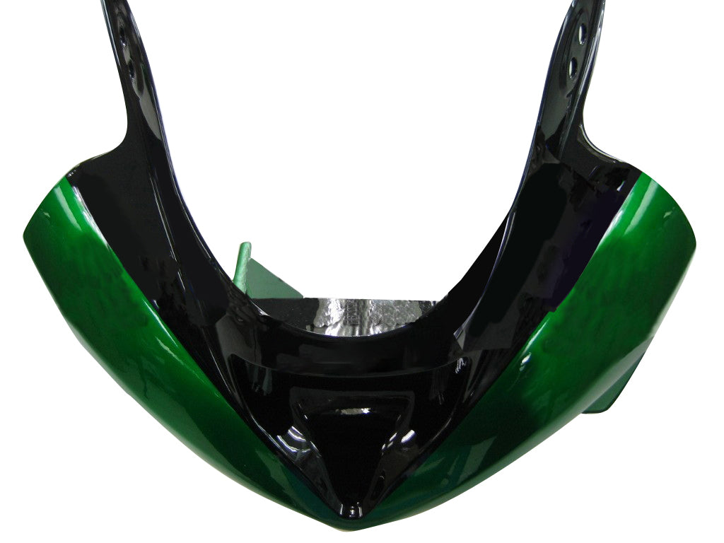 Carénages Amotopart 2003-2004 Kawasaki ZX6R 636 Vert Noir elfe Generic