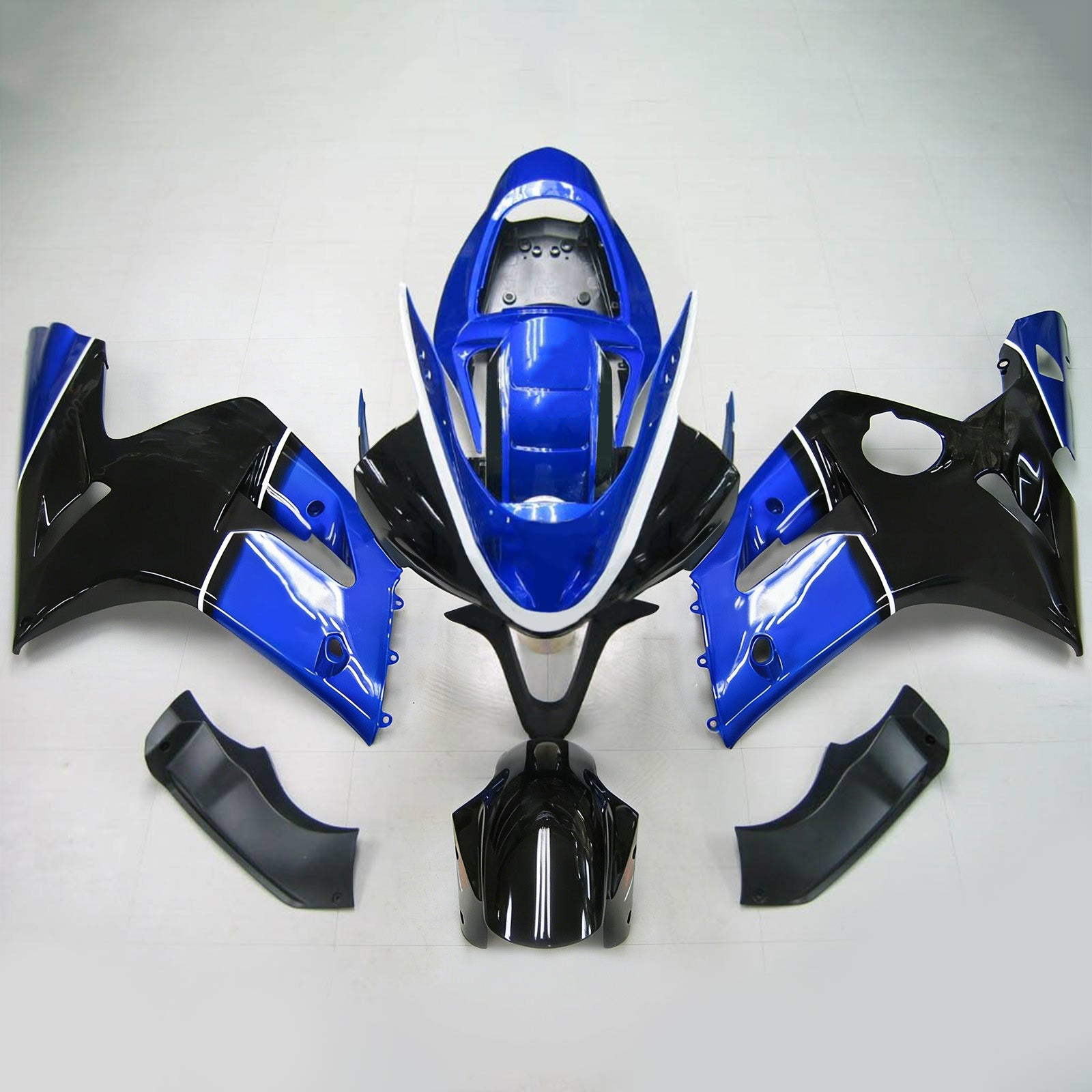 Kit de carénage Amotopart pour Kawasaki ZX6R 636 2003-2004 Générique