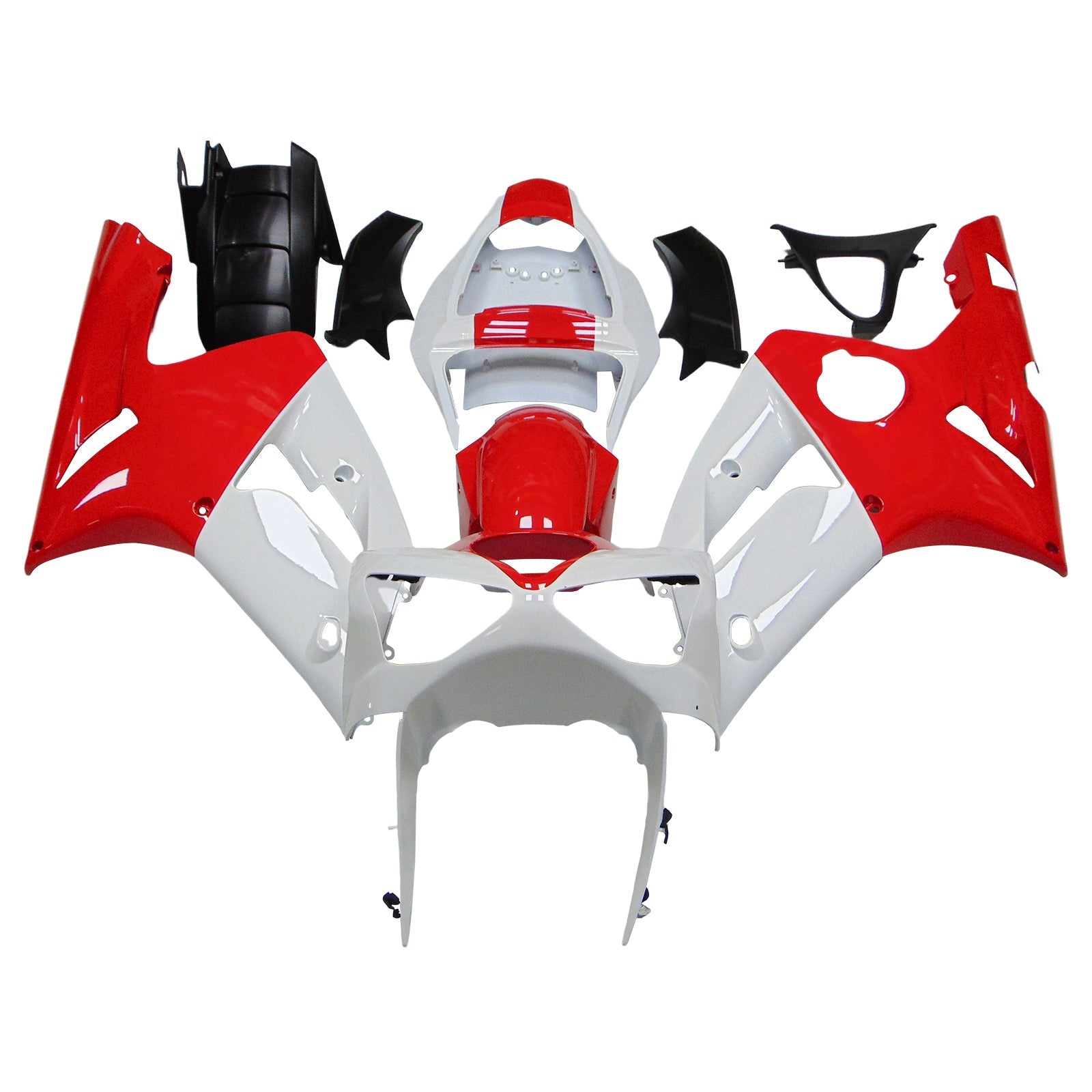 Kit de carénage Amotopart pour Kawasaki ZX6R 636 2003-2004 Générique