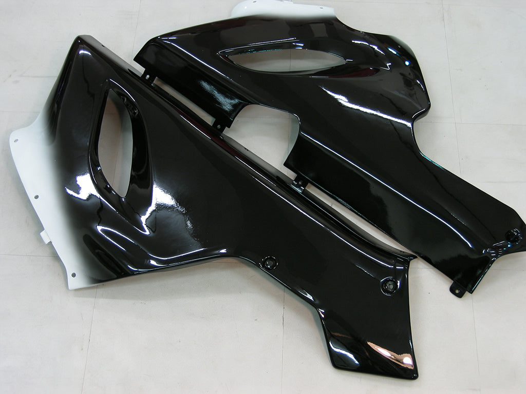 Carénages Amotopart 2005-2006 Kawasaki ZX6R 636 Noir Blanc West ZX6R Generic