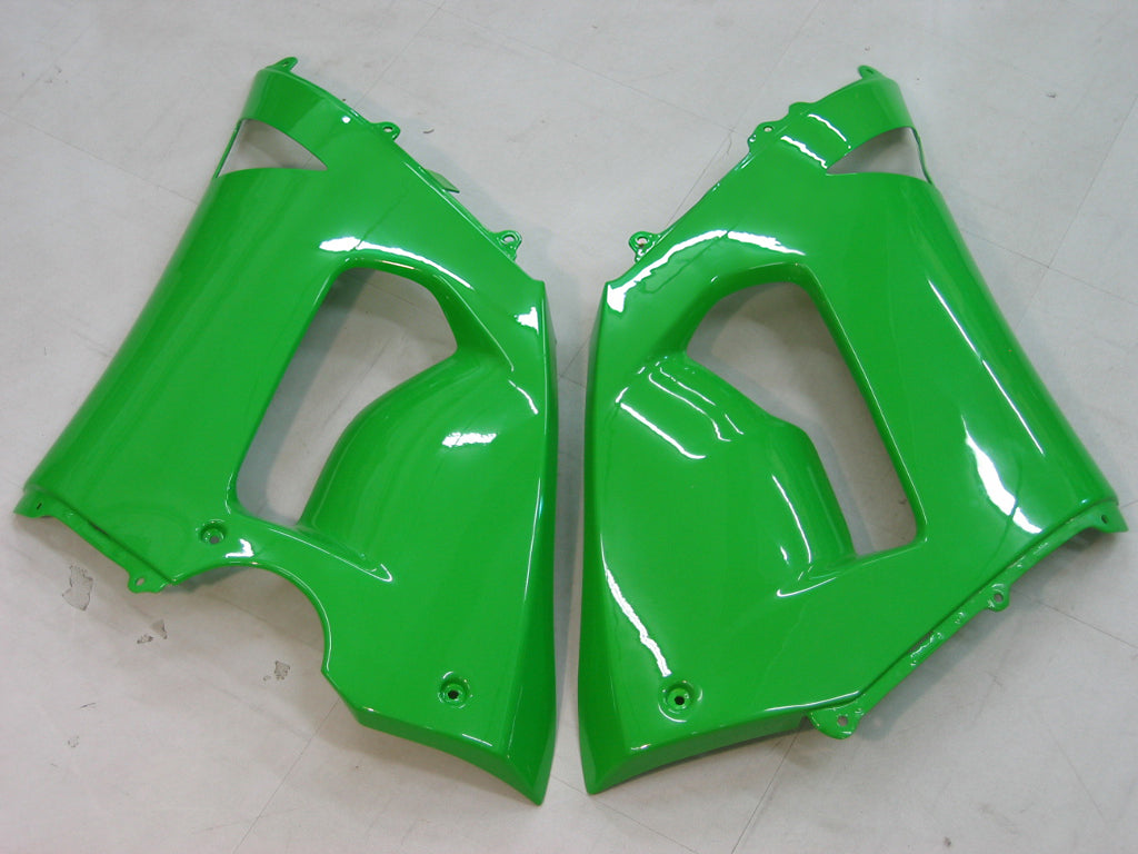 Carénages Amotopart 2005-2006 Kawasaki ZX6R 636 Vert Noir Ninja Generic