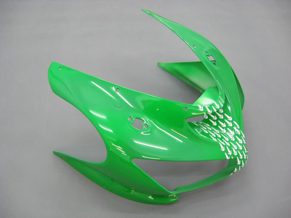 Carene Amotopart 2005-2006 Kawasaki ZX6R 636 Verde Nero No.56 Nakano Generico