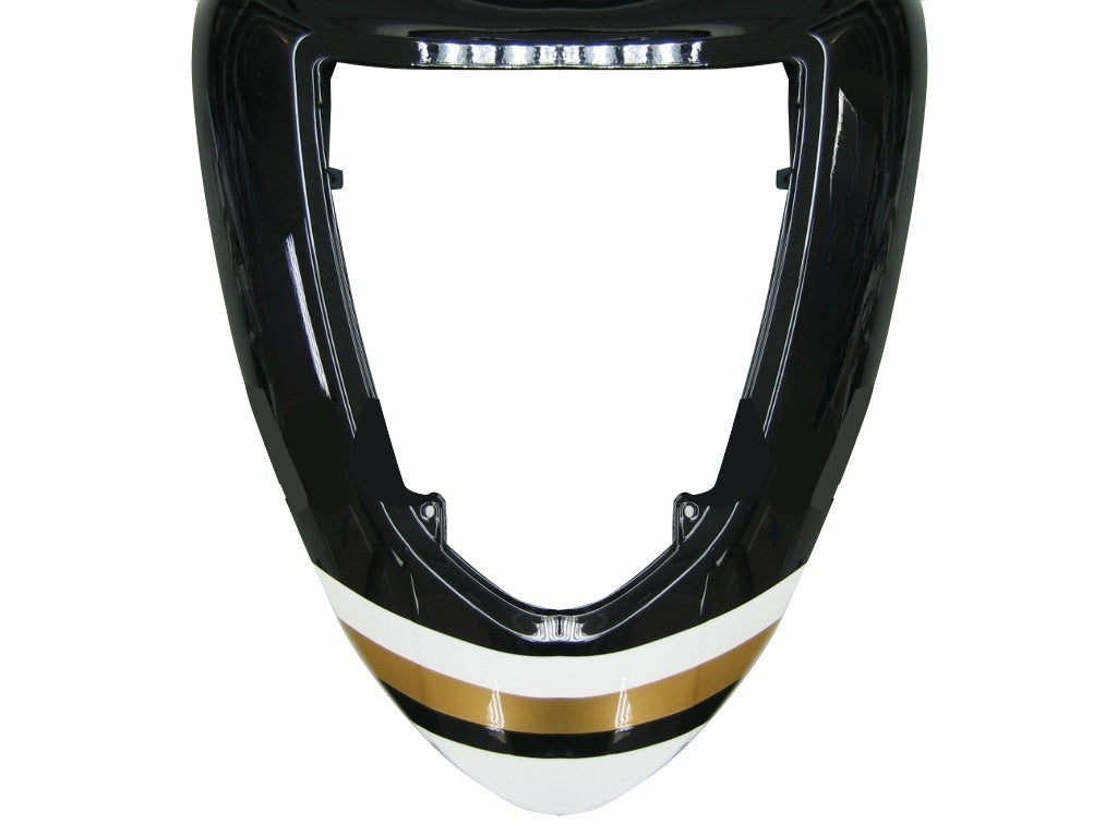 Carénages Amotopart 2005-2006 Kawasaki ZX6R 636 Noir Blanc Lucky Strike Ninja Generic