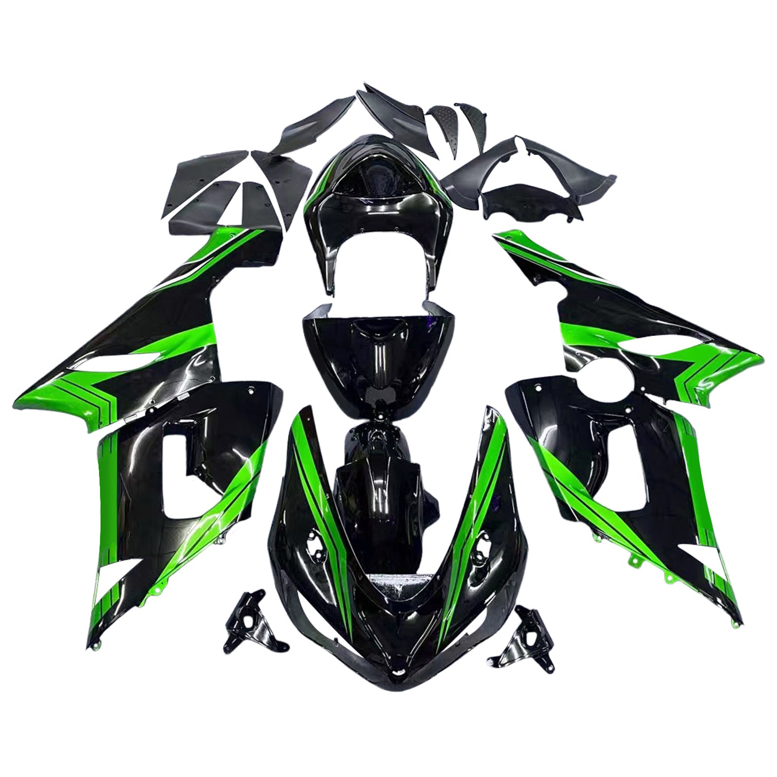 Amotopart Kawasaki ZX6R 636 2005-2006 Kit Carrosserie Plastic Abs