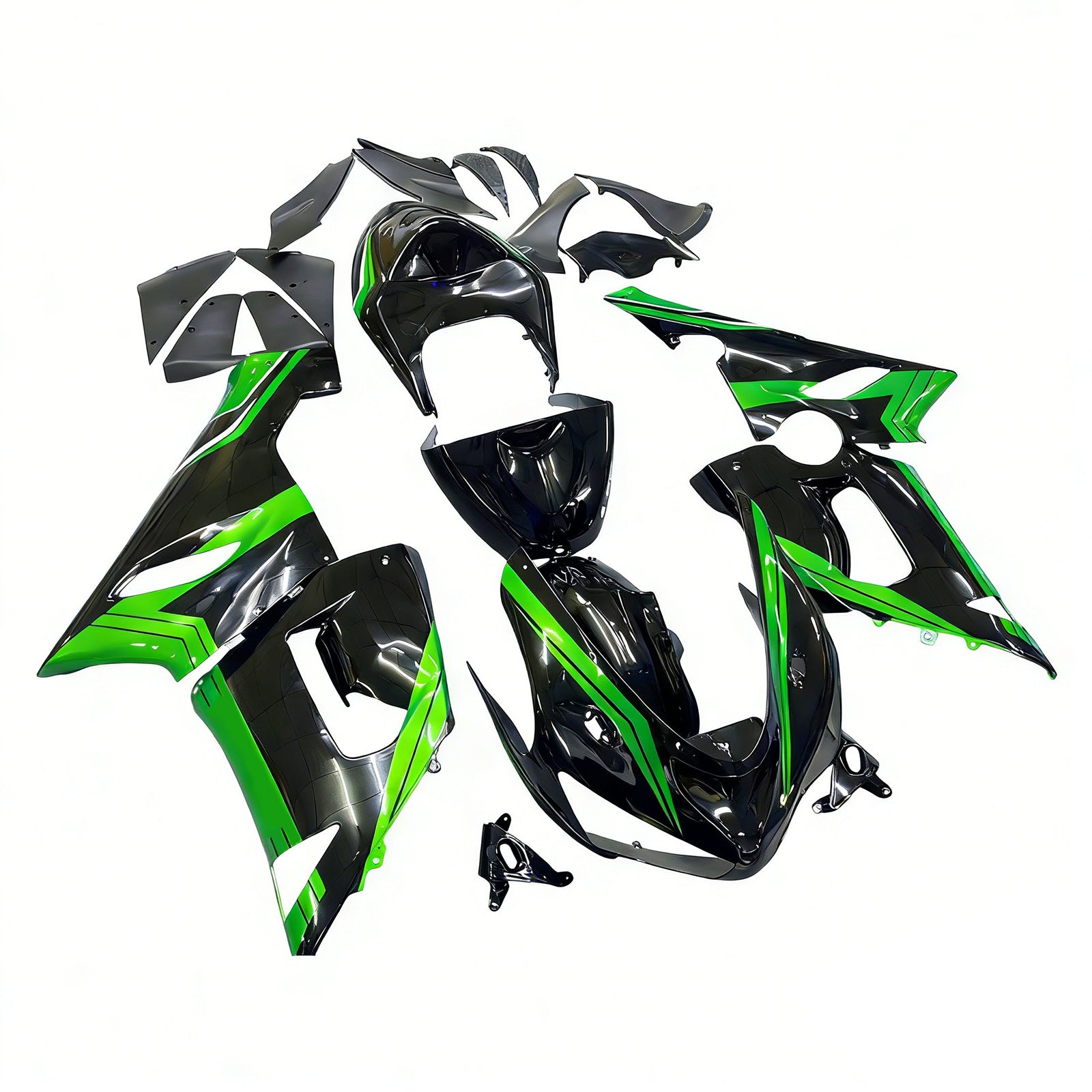 Amotopart Kawasaki ZX6R 636 2005-2006 Kit Carrosserie Plastic Abs