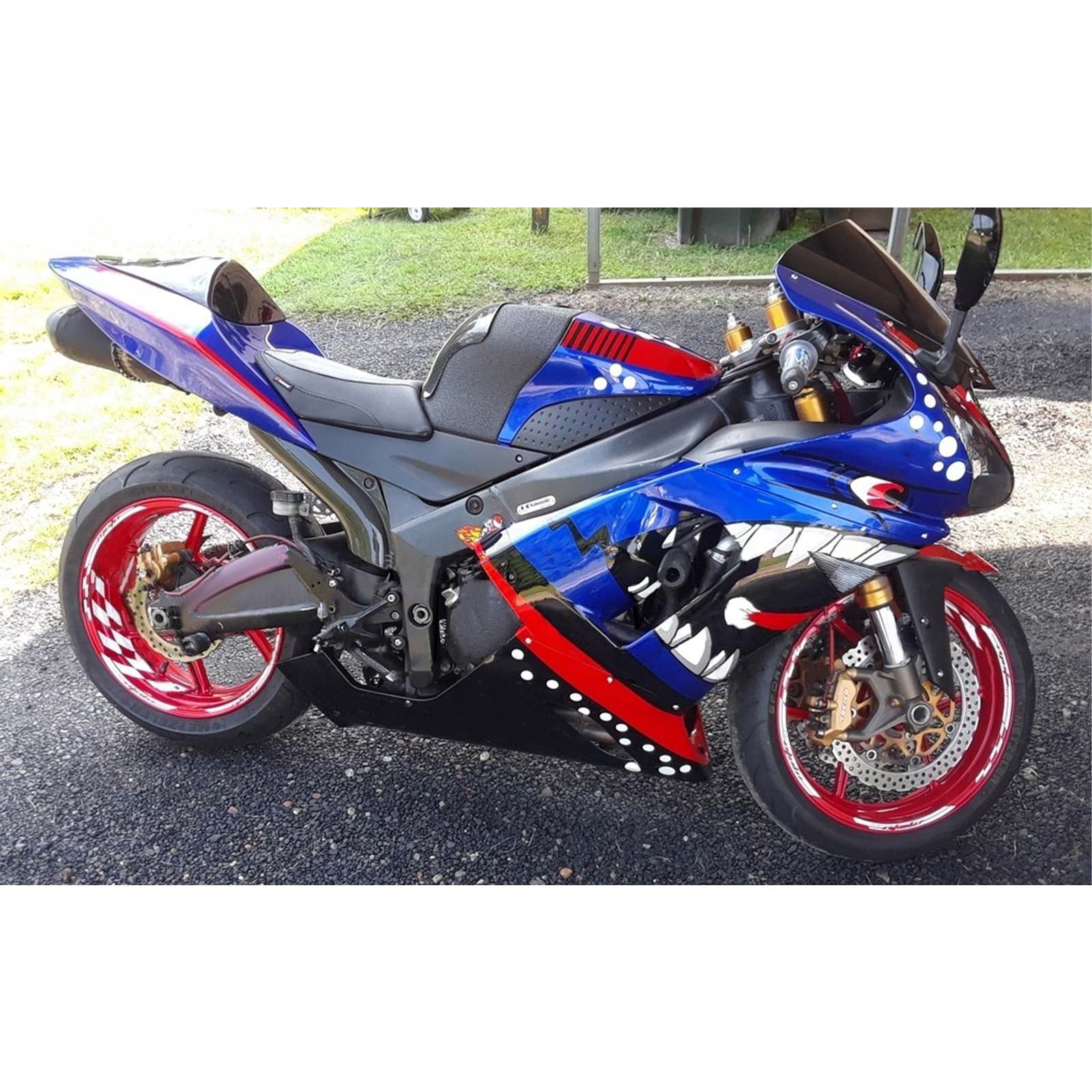 Kit de carénage Amotopart pour Kawasaki ZX6R 636 2005-2006 Générique