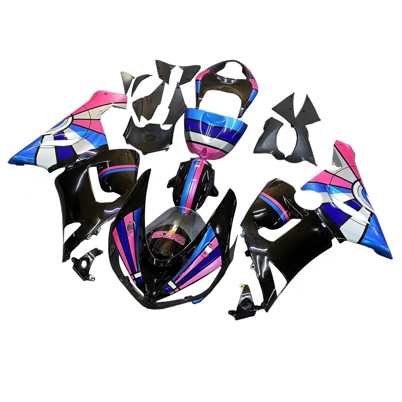 Amotopart kuipset voor Kawasaki ZX6R 636 2005-2006 Generiek
