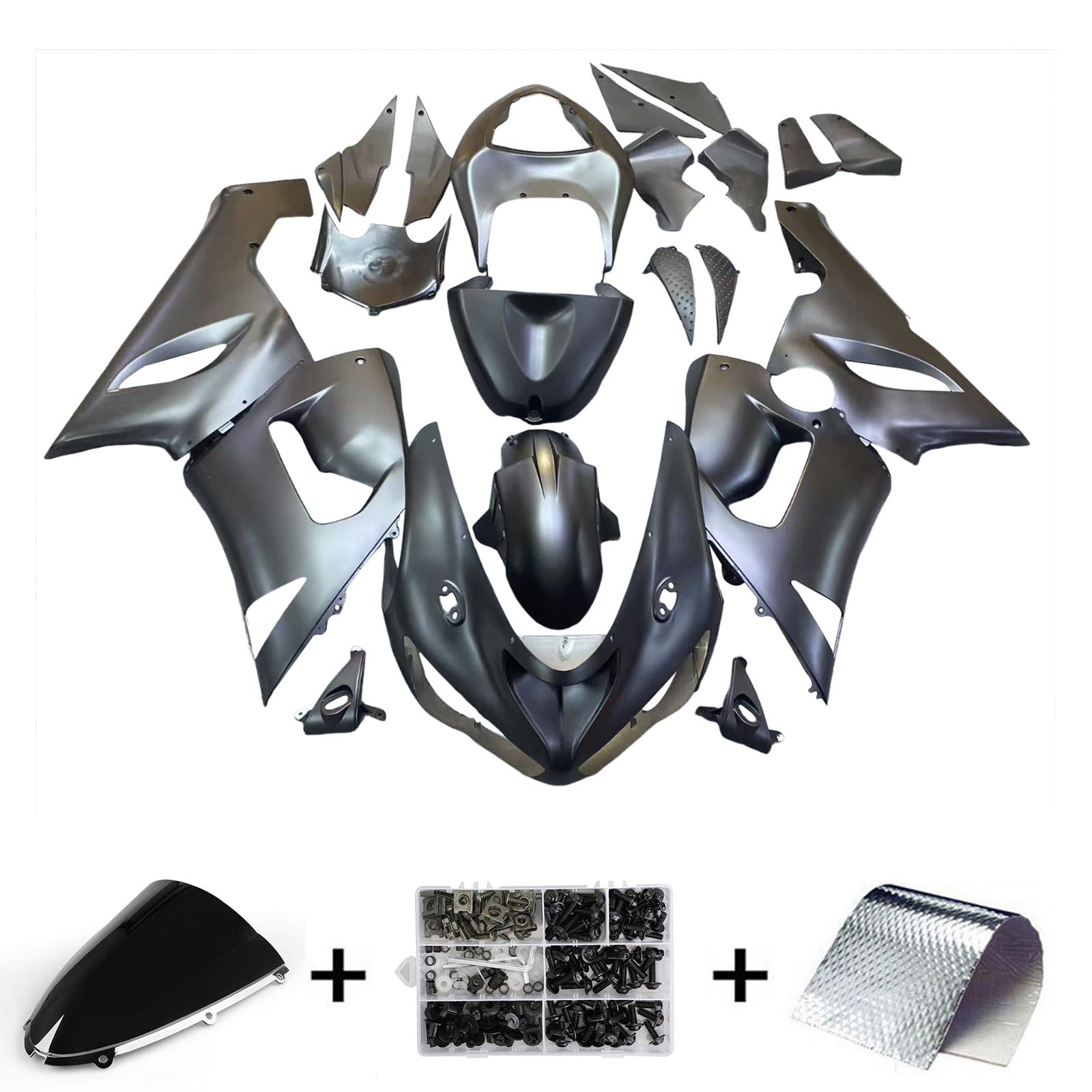 Amotopart kuipset voor Kawasaki ZX6R 636 2005-2006 generiek