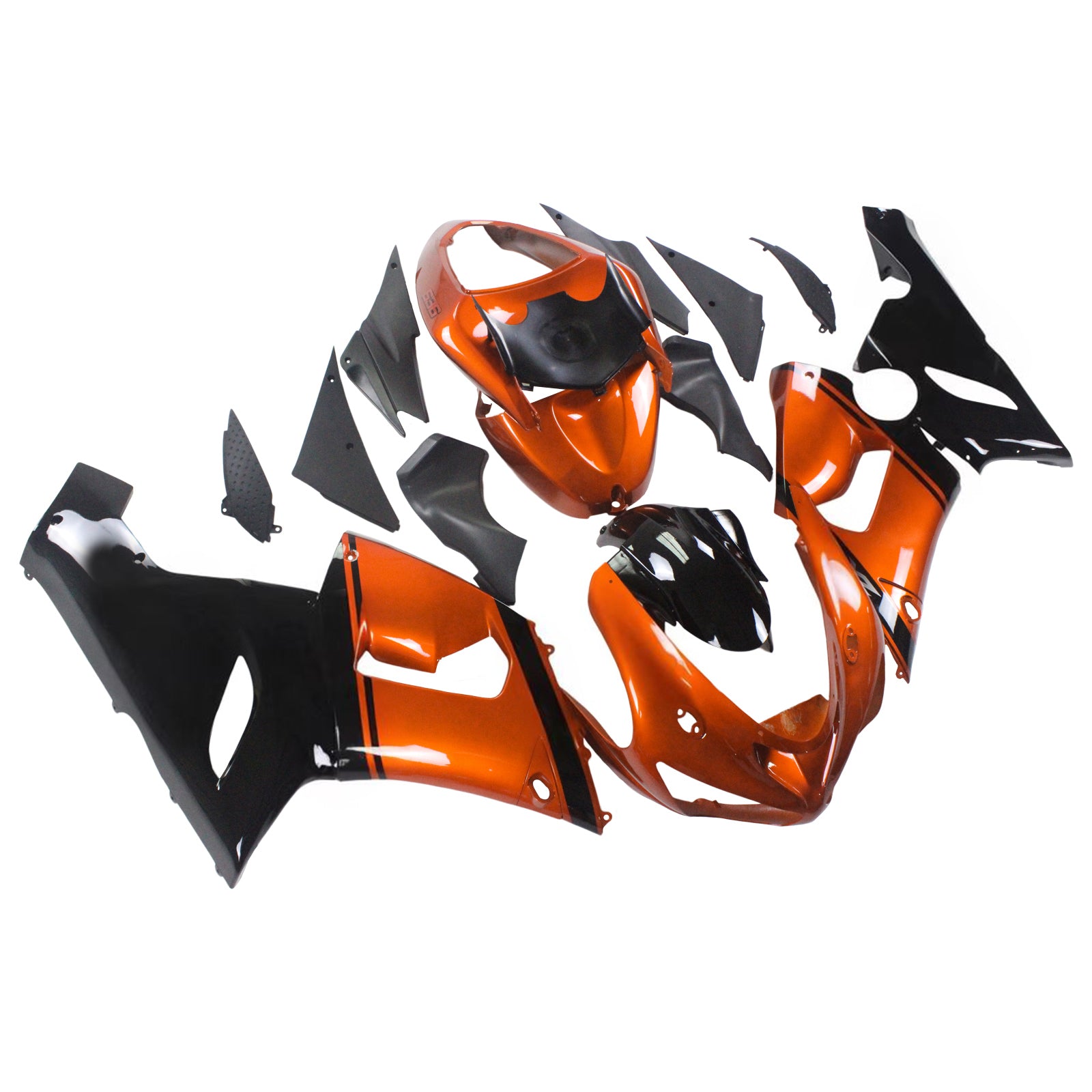 Kit de carénage Amotopart pour Kawasaki ZX6R 636 2005-2006 Générique