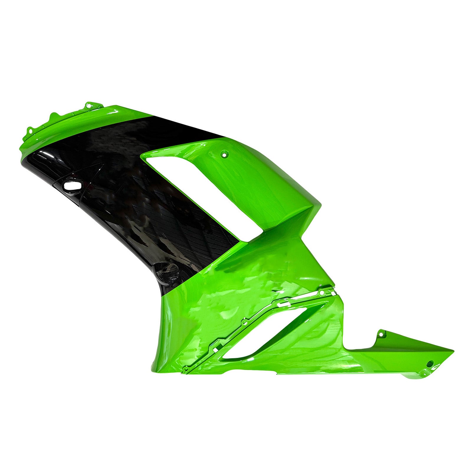 2007-2008 Kawasaki ZX6R 636 Korin ruiskutussuojasarja Abs Muovi asennettu
