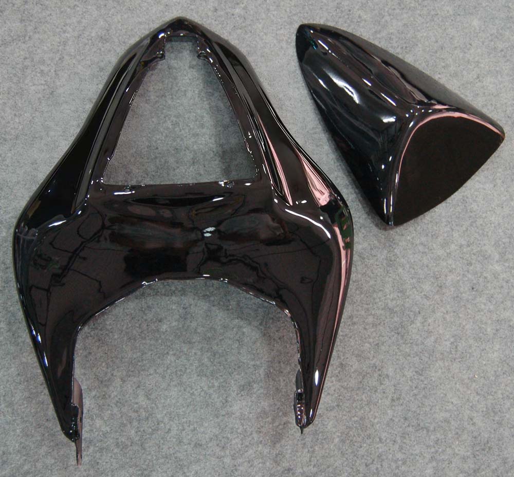 Carénages Amotopart 2007-2008 Kawasaki ZX6R ZX636 Black &amp; Red Flame Ninja Generic