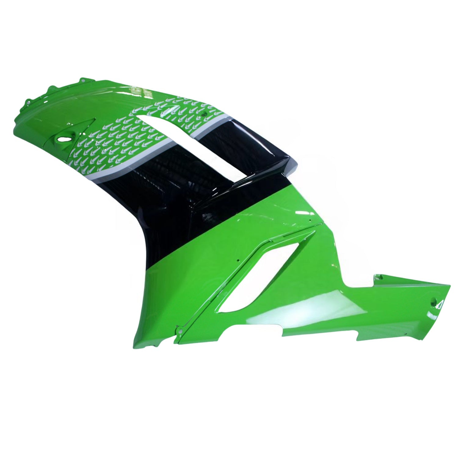 Carénages Amotopart 2007-2008 Kawasaki ZX6R ZX636 Vert Noir ZX6R Generic