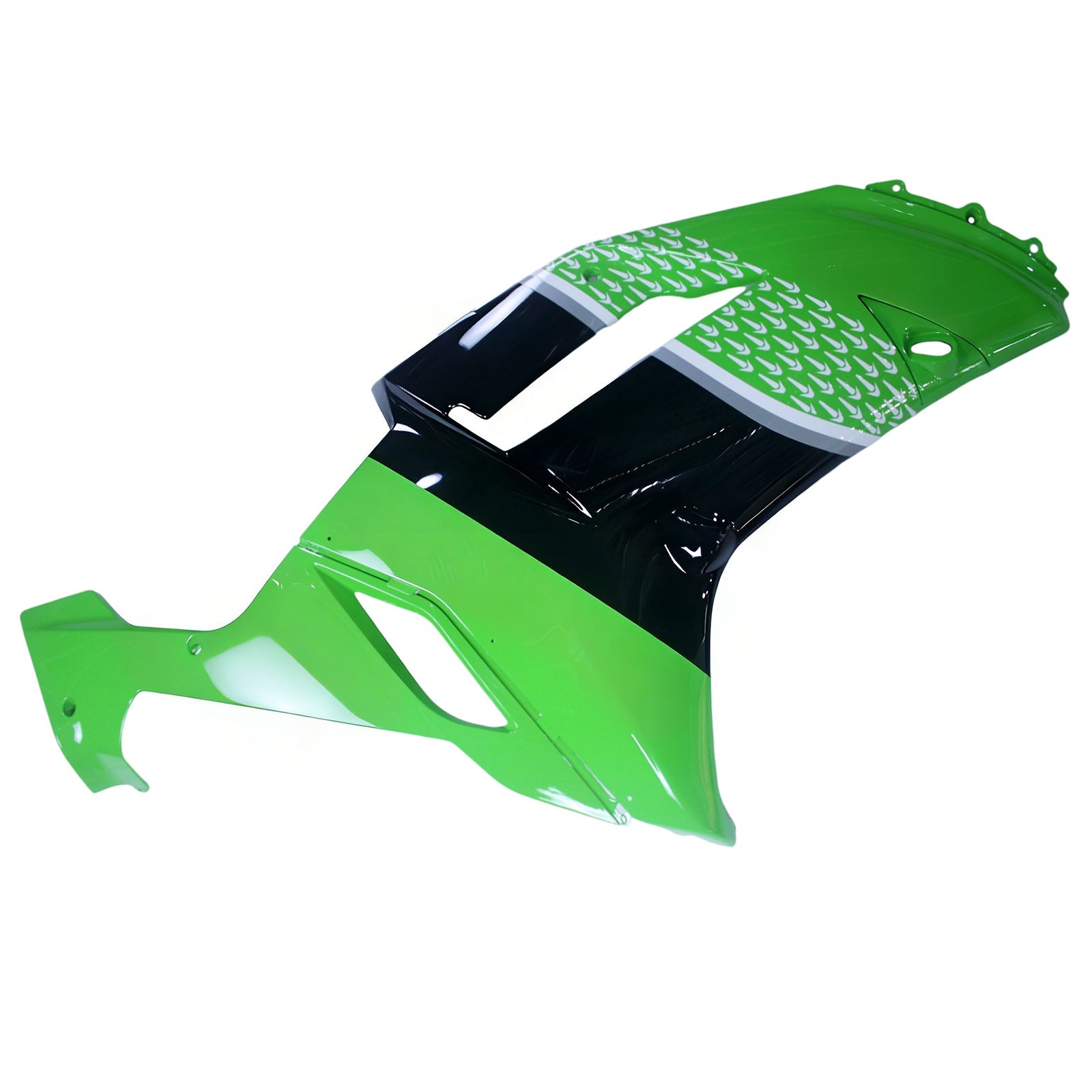Carénages Amotopart 2007-2008 Kawasaki ZX6R ZX636 Vert Noir ZX6R Generic