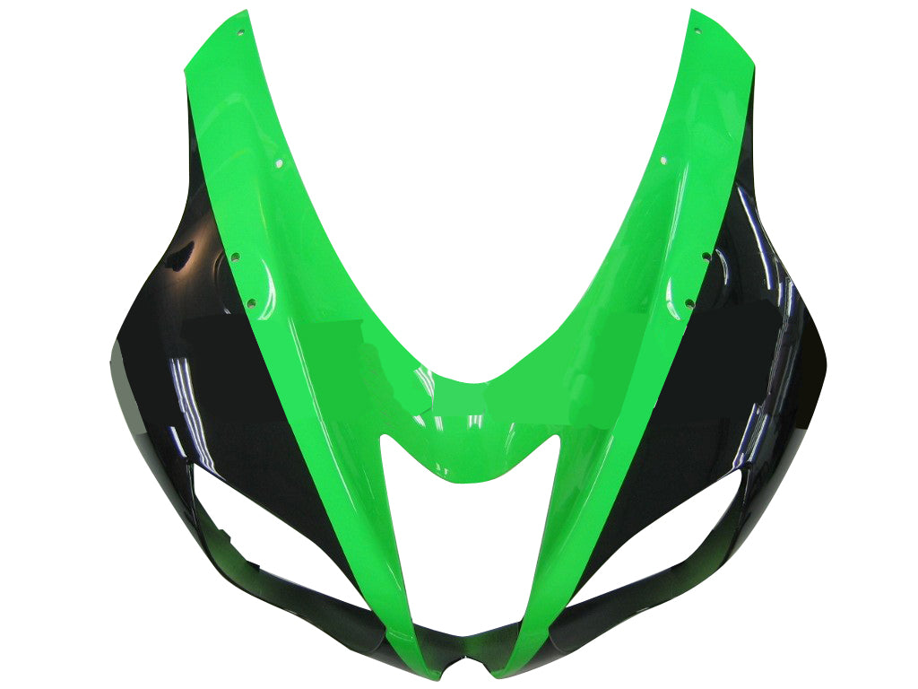 Carénages Amotopart 2007-2008 Kawasaki ZX6R ZX636 Zelena noir Ninja Zx6r Generic